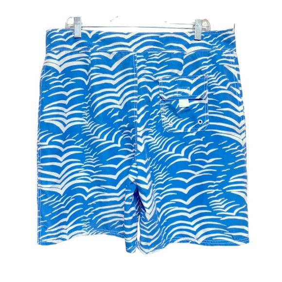 NWT Vineyard Vines Men’s Size 35 Board Shorts Swim Trunks Seagulls Blue - Picture 2 of 9
